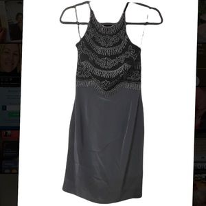 Fancy beaded little black dress